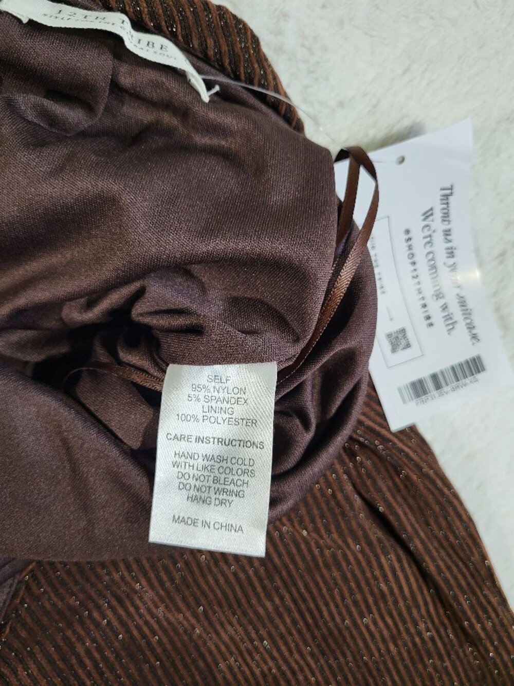 12Th Tribe Stellan Espresso Halter Jumpsuit - Size XS - Picture 7 of 12